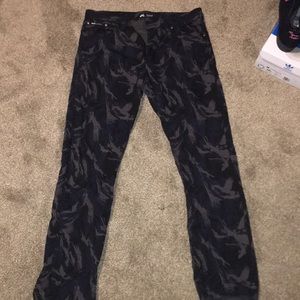 Nike SB Pants Blue Lizard Camouflage